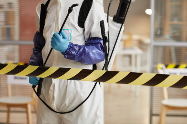 Professional Biohazard Cleanup technician working in Covington, TN